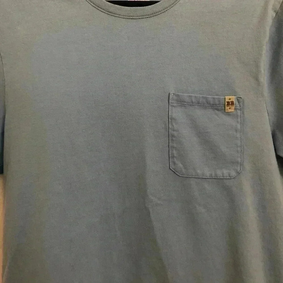 Banana Republic Blue T-Shirt Front Pocket Medium - Picture 3 of 16